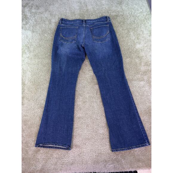 Old Navy The Dreamer Jeans Size 12 Boot Cut Dark Wash Western Y2K 34x30 D306 - Picture 4 of 13